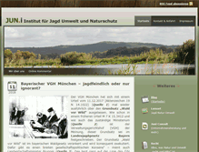Tablet Screenshot of jagdrechtsblog.com